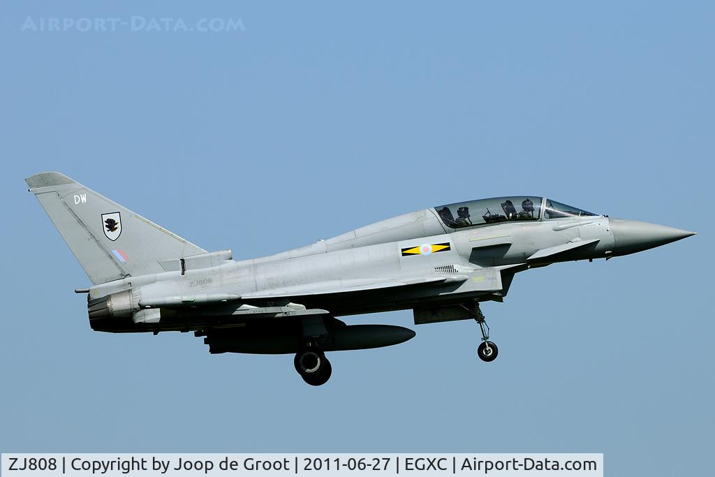 ZJ808, 2004 Eurofighter EF-2000 Typhoon T3 C/N 0028/BT009, 11 Squadron
