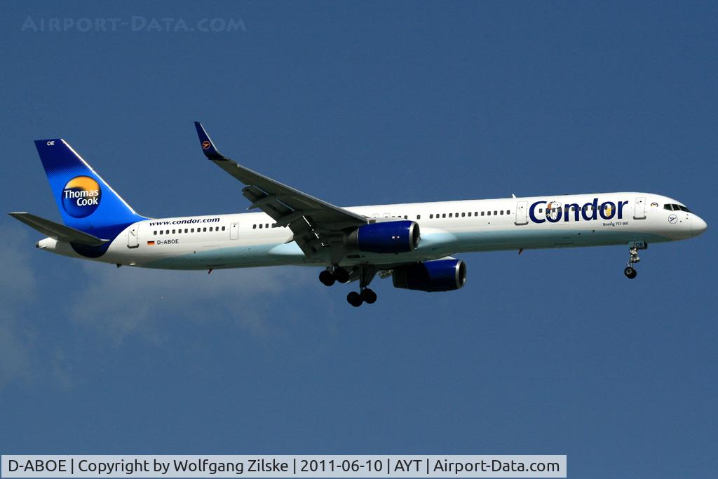 D-ABOE, 1999 Boeing 757-330 C/N 29012, visitor