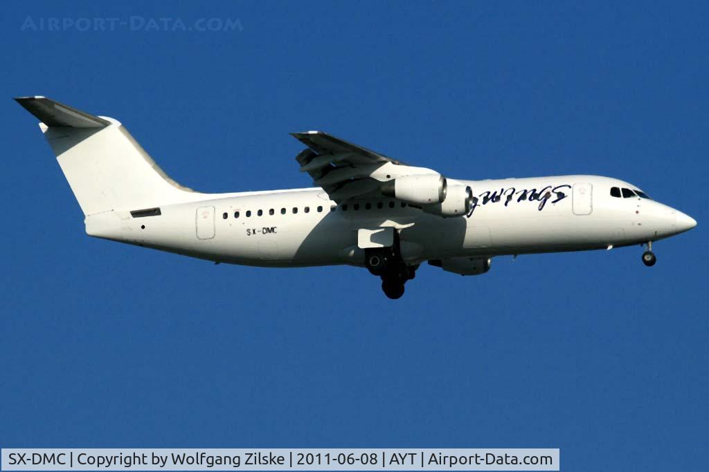 SX-DMC, 1999 British Aerospace Avro 146-RJ100 C/N E3358, visitor