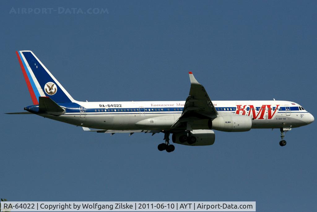 RA-64022, 1999 Tupolev 204-100 C/N 1450743164022, visitor