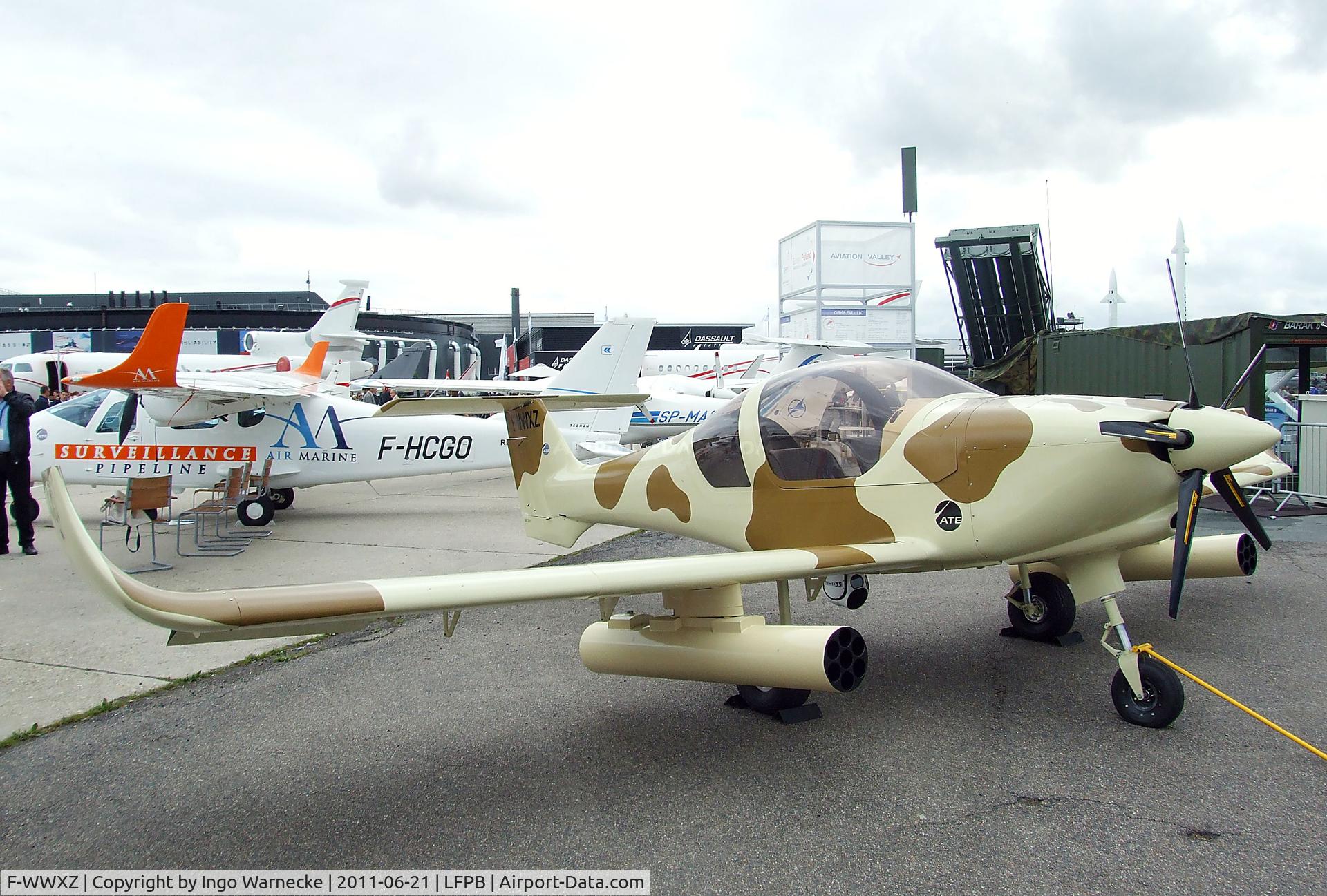 F-WWXZ, Dyn'Aero Pulsatrix C/N 001, Dyn Aero / ATE Pulsatrix at the Aerosalon 2011, Paris