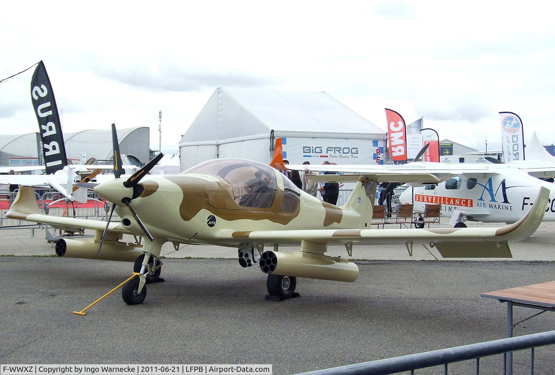 F-WWXZ, Dyn'Aero Pulsatrix C/N 001, Dyn Aero / ATE Pulsatrix at the Aerosalon 2011, Paris
