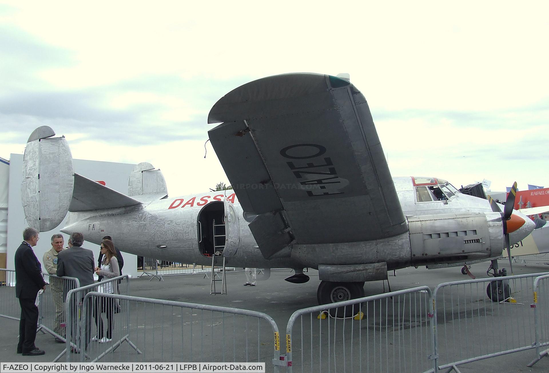 F-AZEO, Dassault MD-312 Flamant C/N 210, Dassault MD.312 Flamant at the Aerosalon 2011, Paris