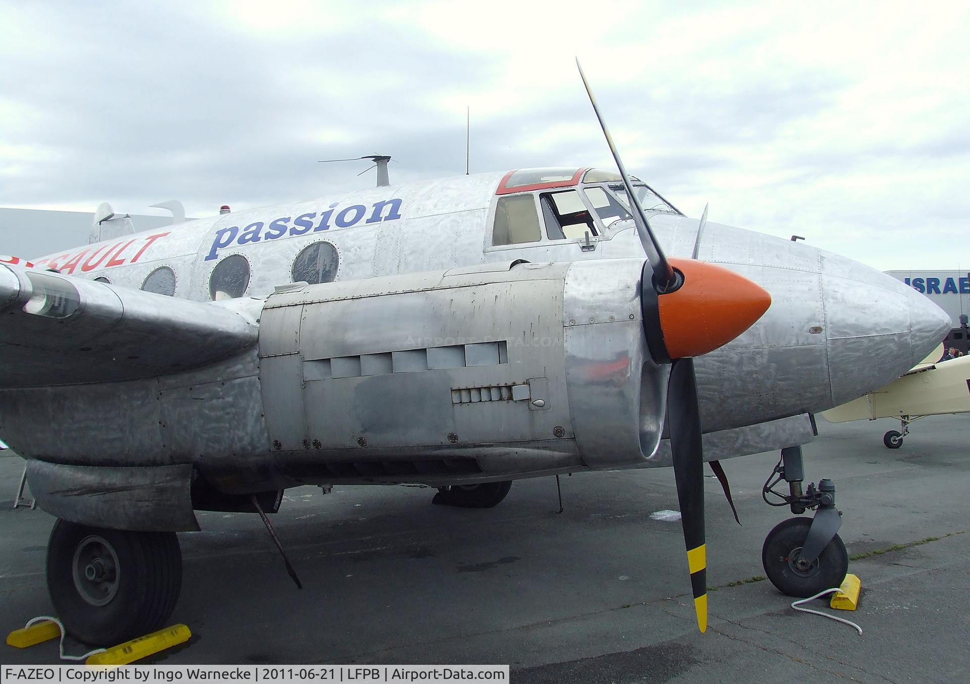 F-AZEO, Dassault MD-312 Flamant C/N 210, Dassault MD.312 Flamant at the Aerosalon 2011, Paris