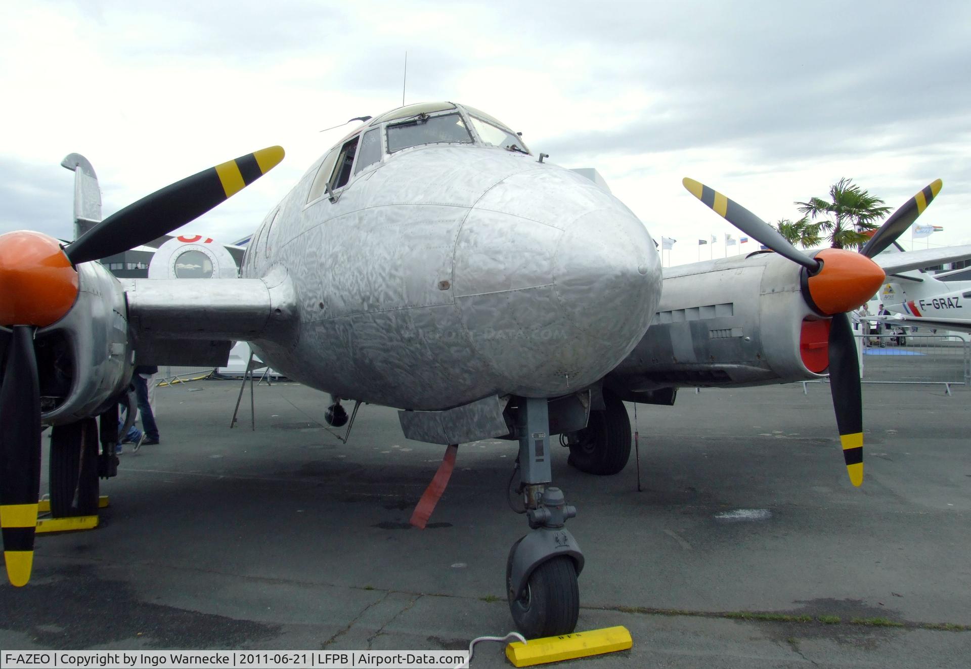 F-AZEO, Dassault MD-312 Flamant C/N 210, Dassault MD.312 Flamant at the Aerosalon 2011, Paris
