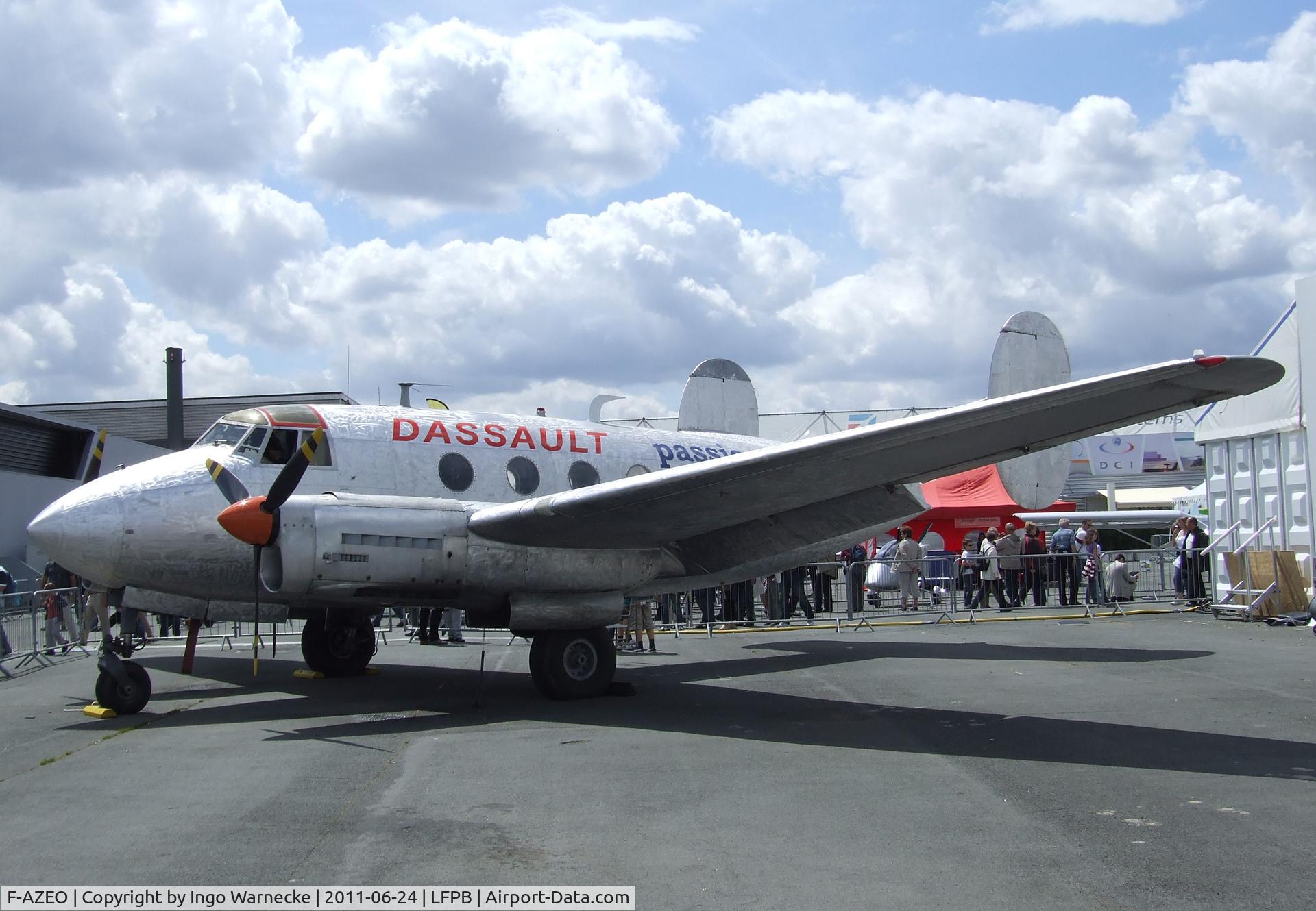 F-AZEO, Dassault MD-312 Flamant C/N 210, Dassault MD.312 Flamant at the Aerosalon 2011, Paris