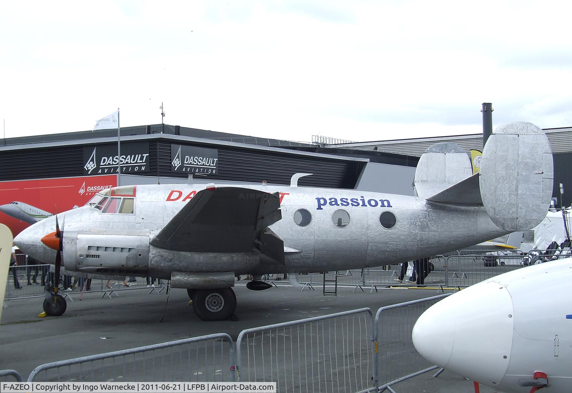 F-AZEO, Dassault MD-312 Flamant C/N 210, Dassault MD.312 Flamant at the Aerosalon 2011, Paris