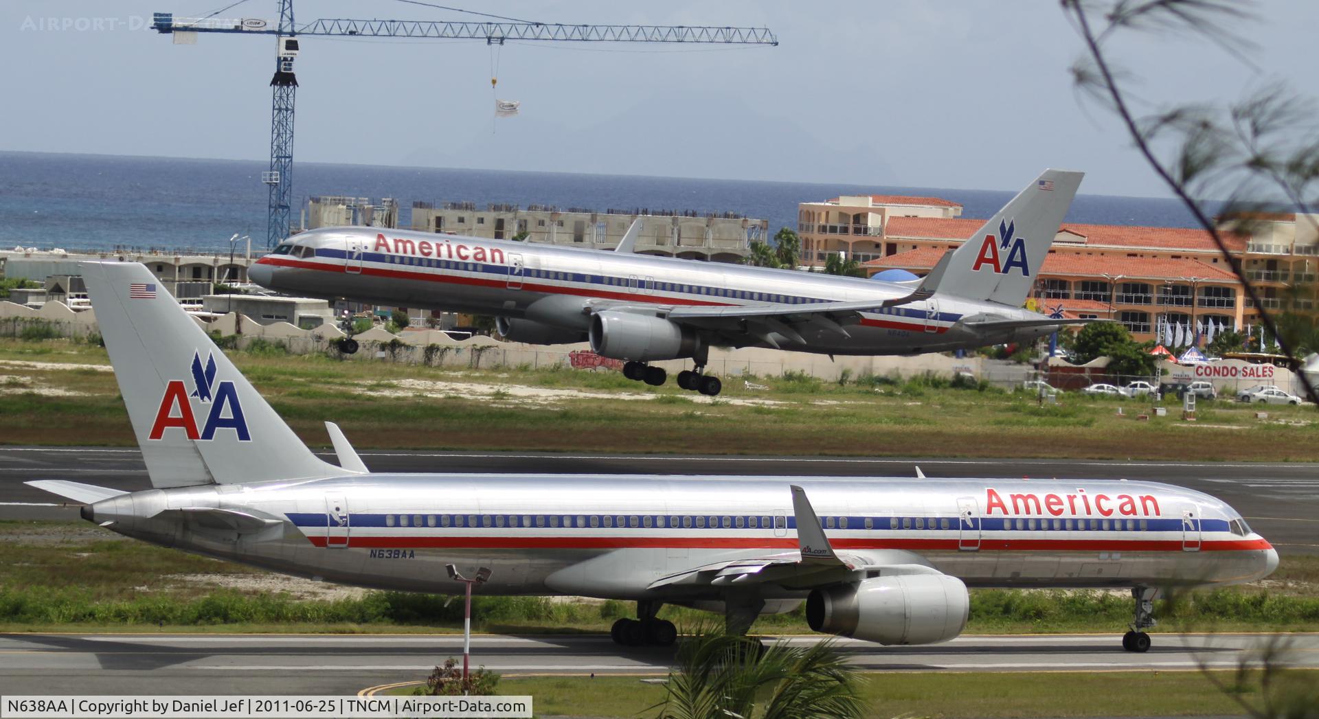 N638AA, 1991 Boeing 757-223 C/N 24596, American departing tncm