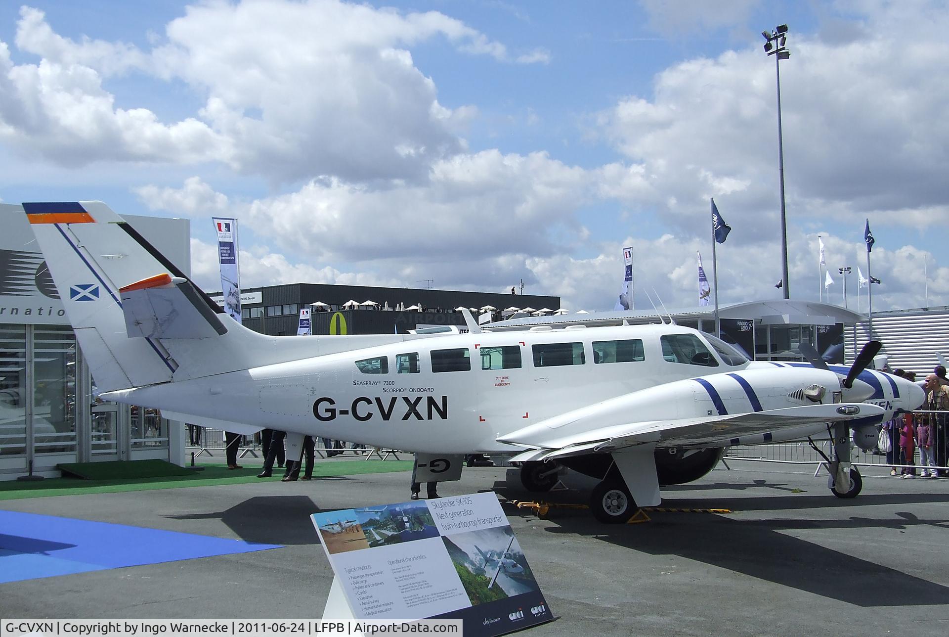 G-CVXN, 1991 Reims Cessna F406 Vigilant C/N F406-0064, Reims / Cessna F406 Vigilant at the Aerosalon 2011, Paris