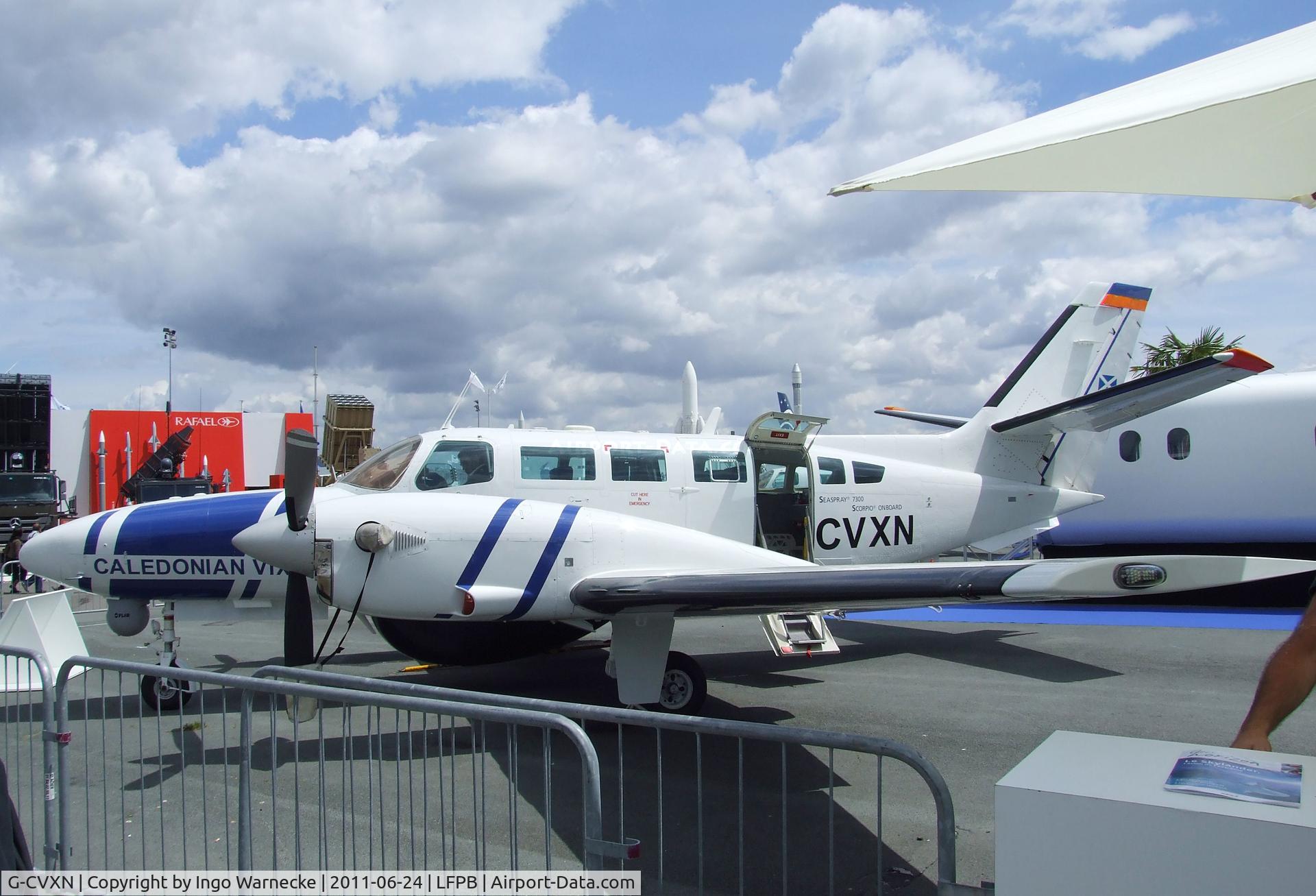 G-CVXN, 1991 Reims F406 Vigilant C/N F406-0064, Reims / Cessna F406 Vigilant at the Aerosalon 2011, Paris