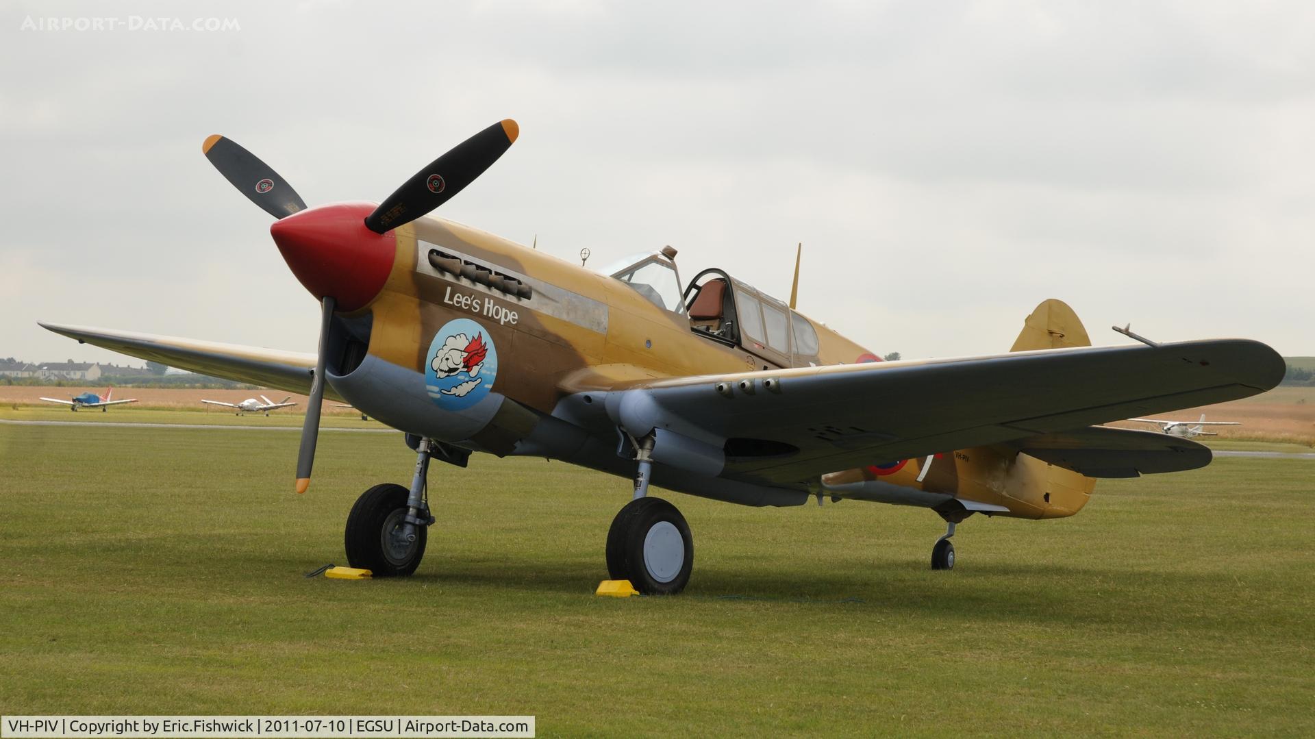 VH-PIV, 1942 Curtiss P-40F Warhawk C/N 19503, VH-PIV (41-19841 Curtiss Wright P40F) at another excellent Flying Legends Air Show (July 2011)