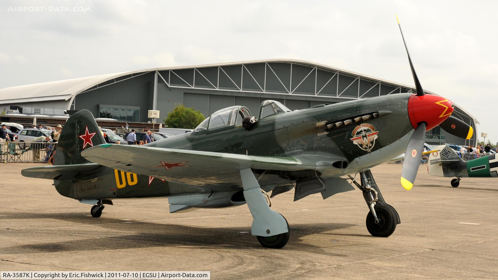 RA-3587K, Yakovlev Yak-9UM C/N 0470406, RA-3587K at another excellent Flying Legends Air Show (July 2011)