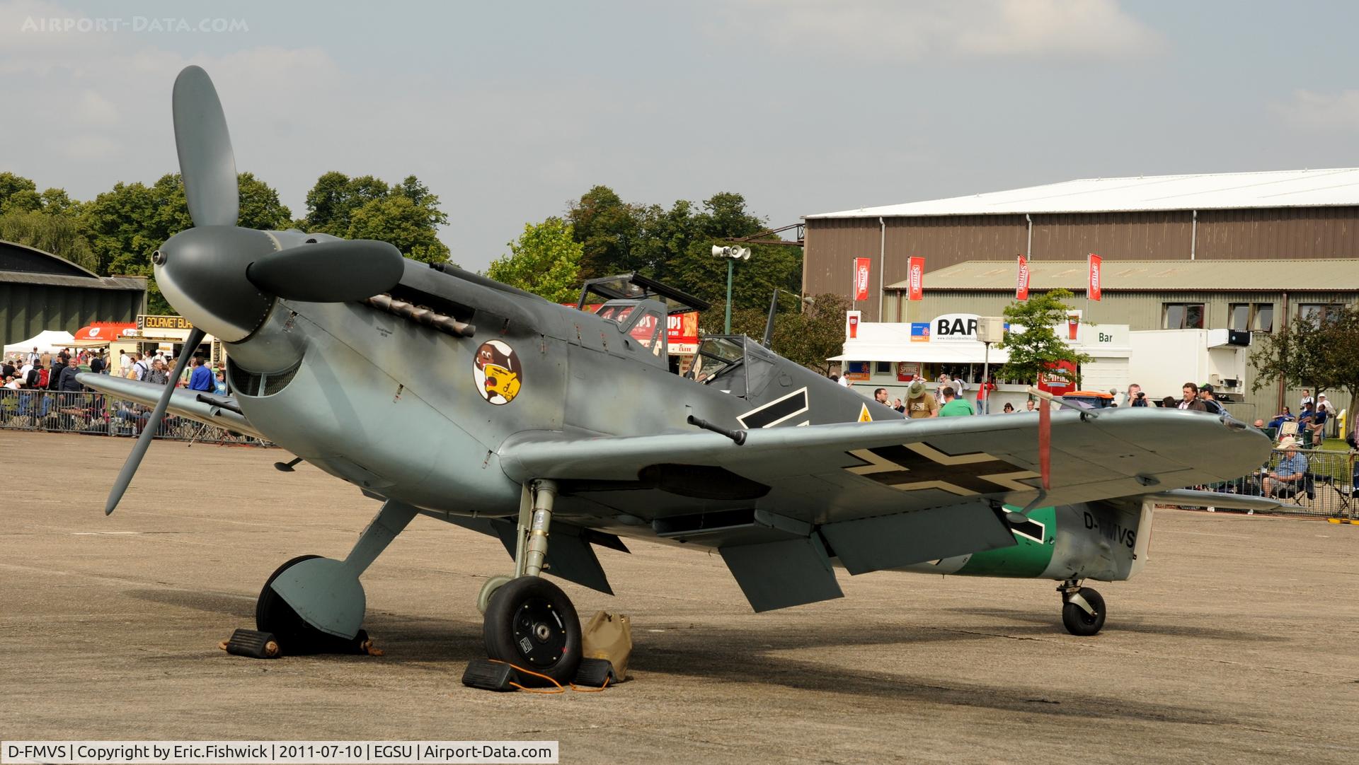 D-FMVS, Hispano HA-1112-M1L Buchon C/N 234, D-FMVS at another excellent Flying Legends Air Show (July 2011)