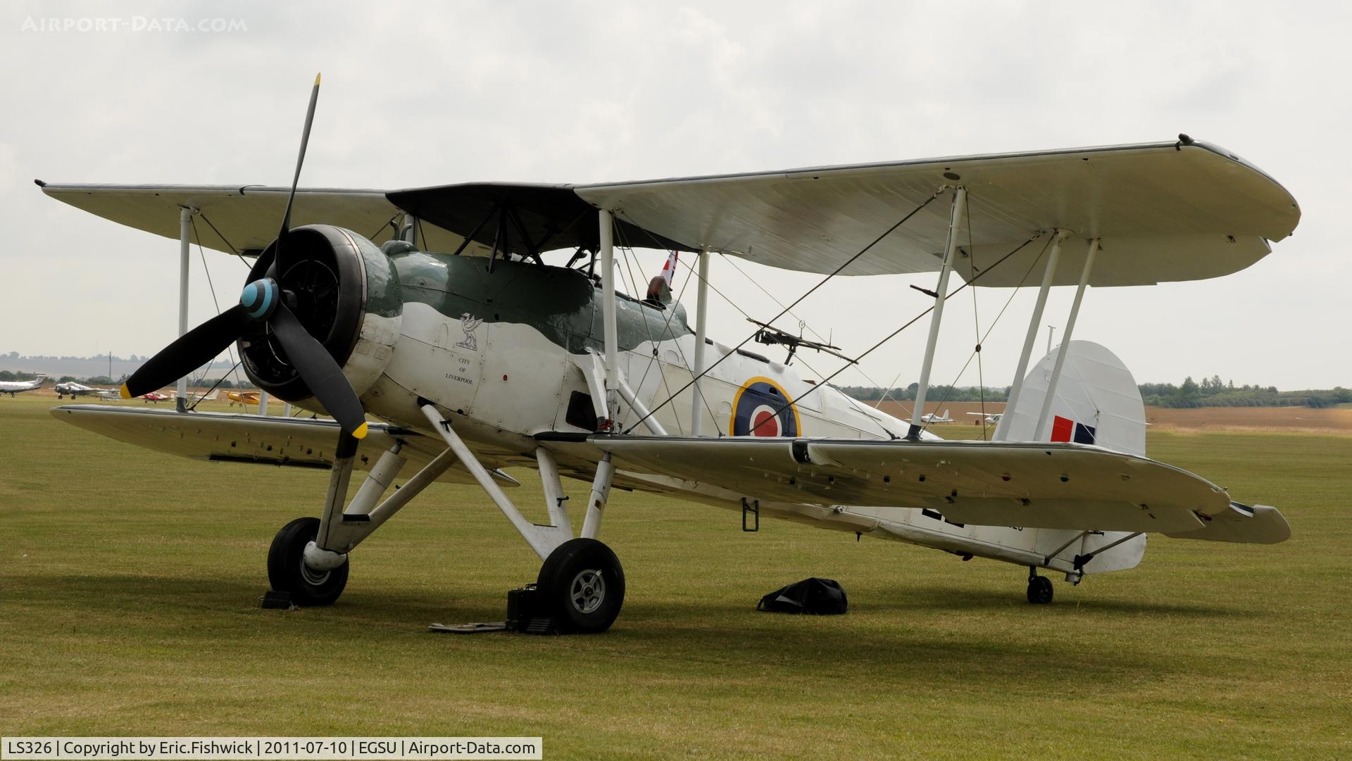 LS326, 1943 Fairey Swordfish Mk.II C/N Not found LS326, 3. LS 326 at another excellent Flying Legends Air Show (July 2011)