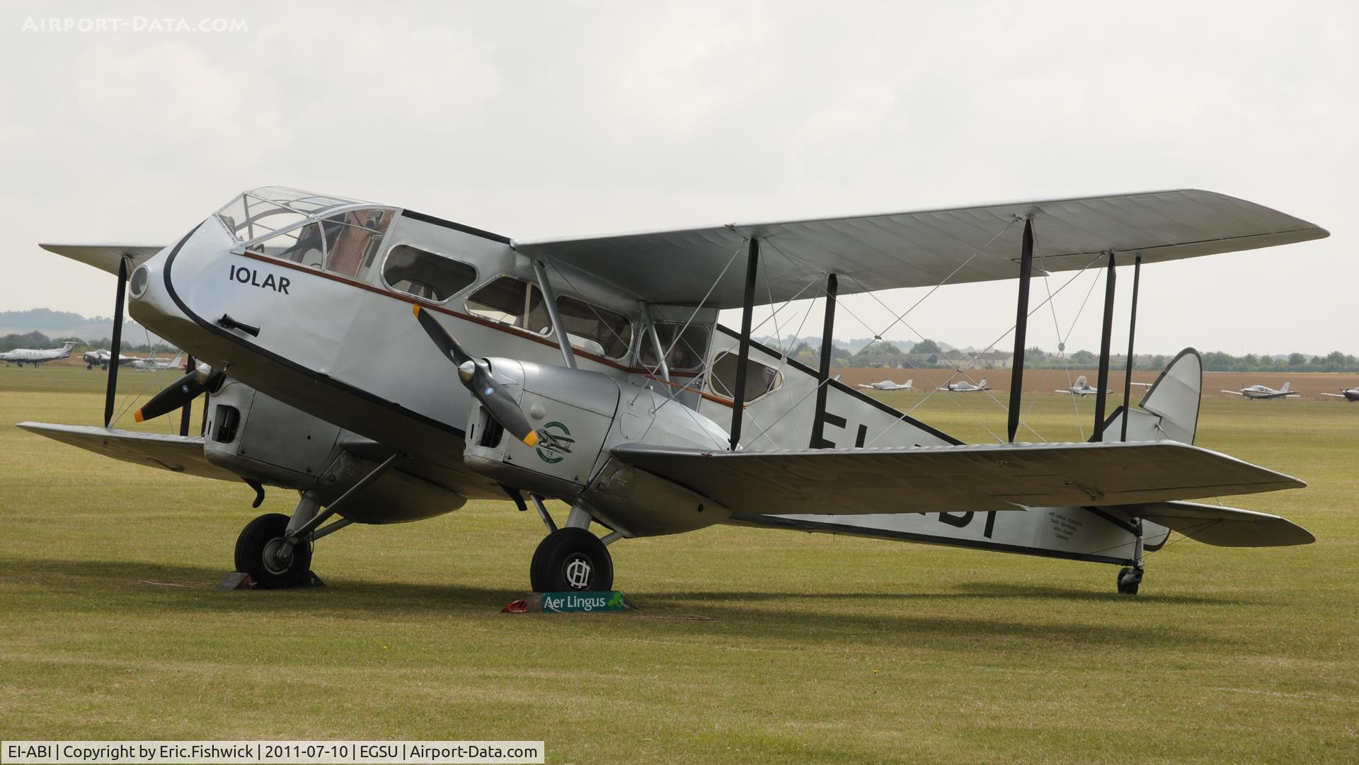 EI-ABI, 1936 De Havilland DH-84 Dragon 2 C/N 6105, EI-ABI at another excellent Flying Legends Air Show (July 2011)