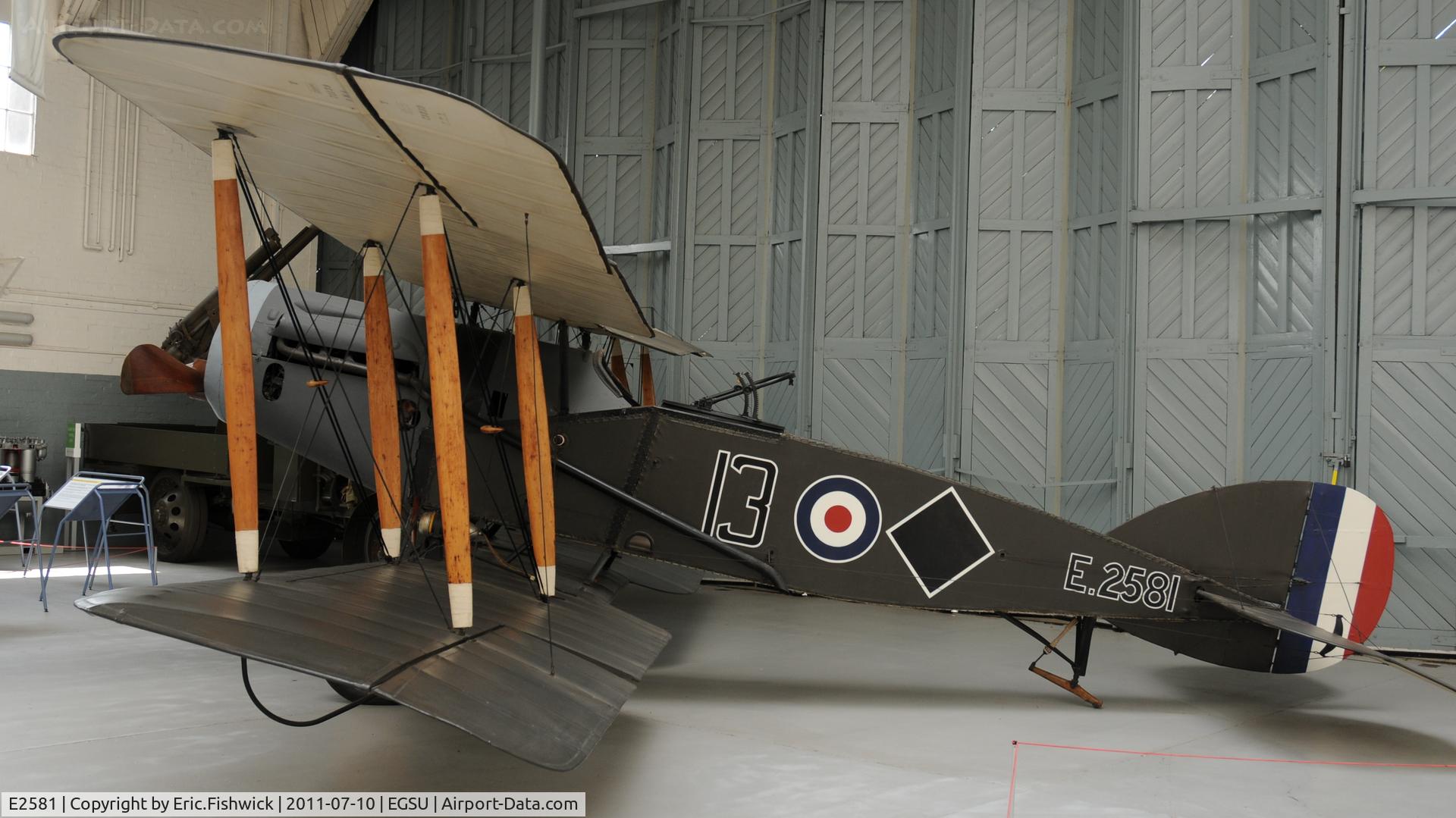 E2581, 1918 Bristol F.2B Fighter C/N 4184, E2581 seen at another excellent Flying Legends Air Show (July 2011)
