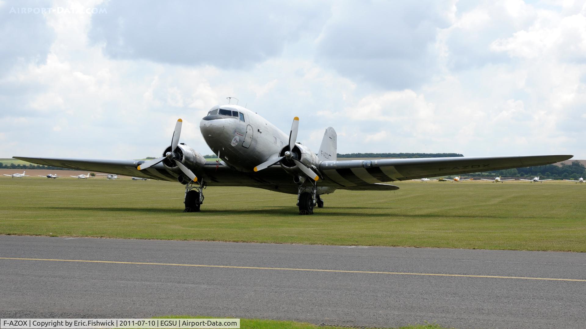 F-AZOX, 1945 Douglas DC-3C-S1C3G (C-47B-35-DK) C/N 16604, F-AZOX at another excellent Flying Legends Air Show (July 2011)