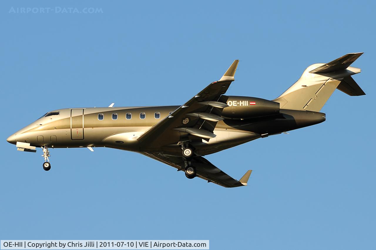 OE-HII, Bombardier Challenger 300 (BD-100-1A10) C/N 20111, Private