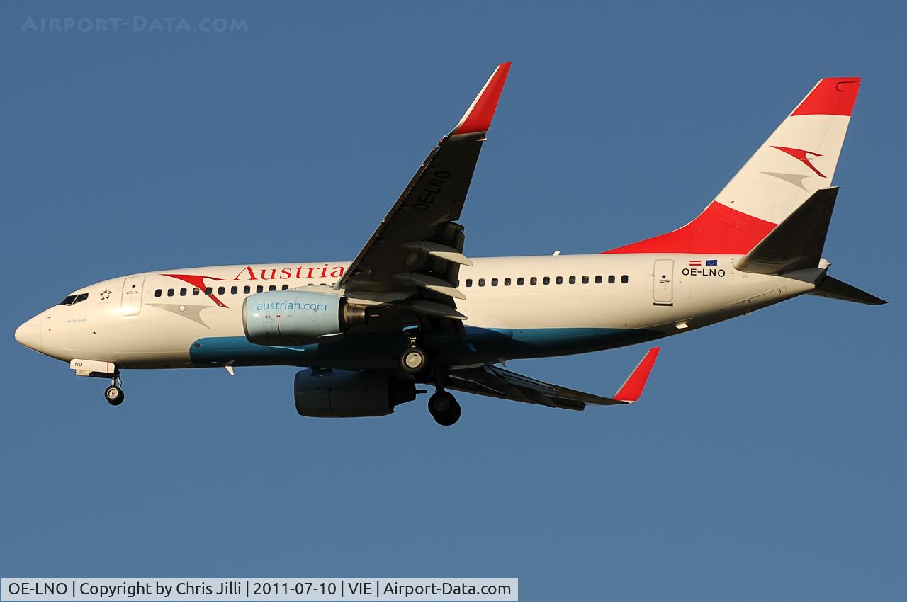 OE-LNO, 2001 Boeing 737-7Z9 C/N 30419, Austrian Airlines