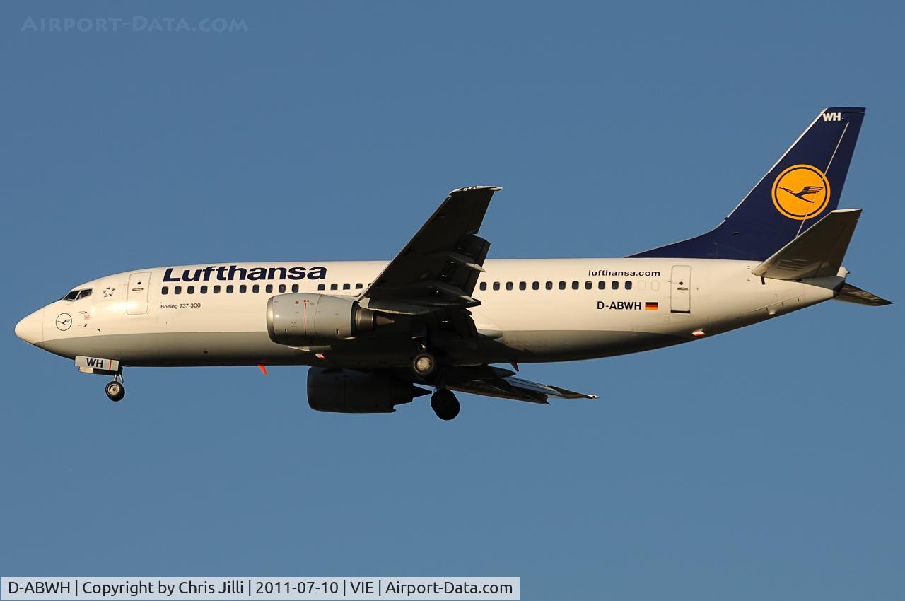 D-ABWH, 1989 Boeing 737-330 C/N 24284, Lufthansa