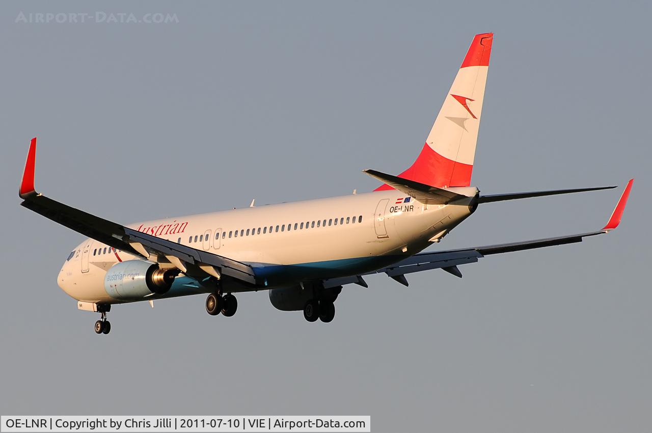 OE-LNR, 2005 Boeing 737-8Z9 C/N 33833, Austrian Airlines