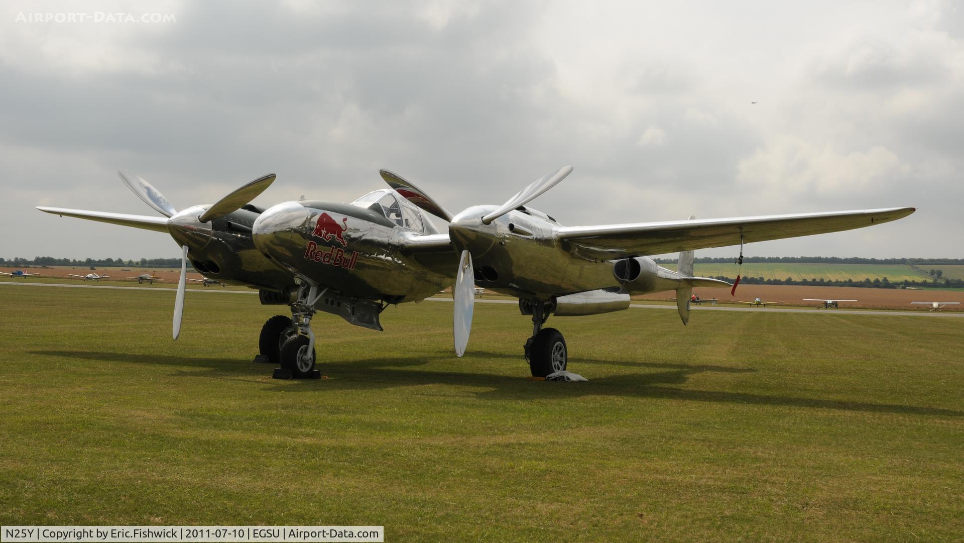 N25Y, 1944 Lockheed P-38L-5LO Lightning C/N AF44-53254, 3. N25Y at another excellent Flying Legends Air Show (July 2011)