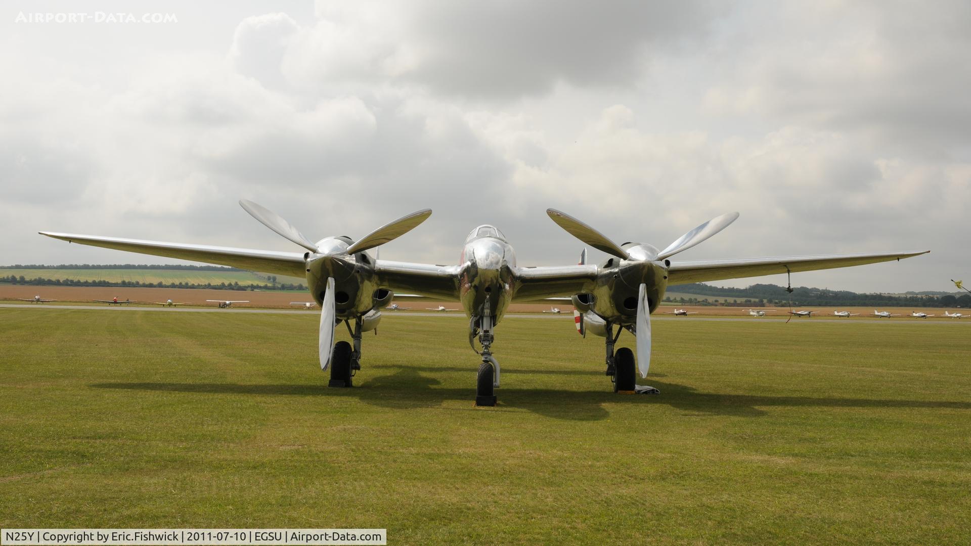 N25Y, 1944 Lockheed P-38L-5LO Lightning C/N AF44-53254, 4. N25Y at another excellent Flying Legends Air Show (July 2011)