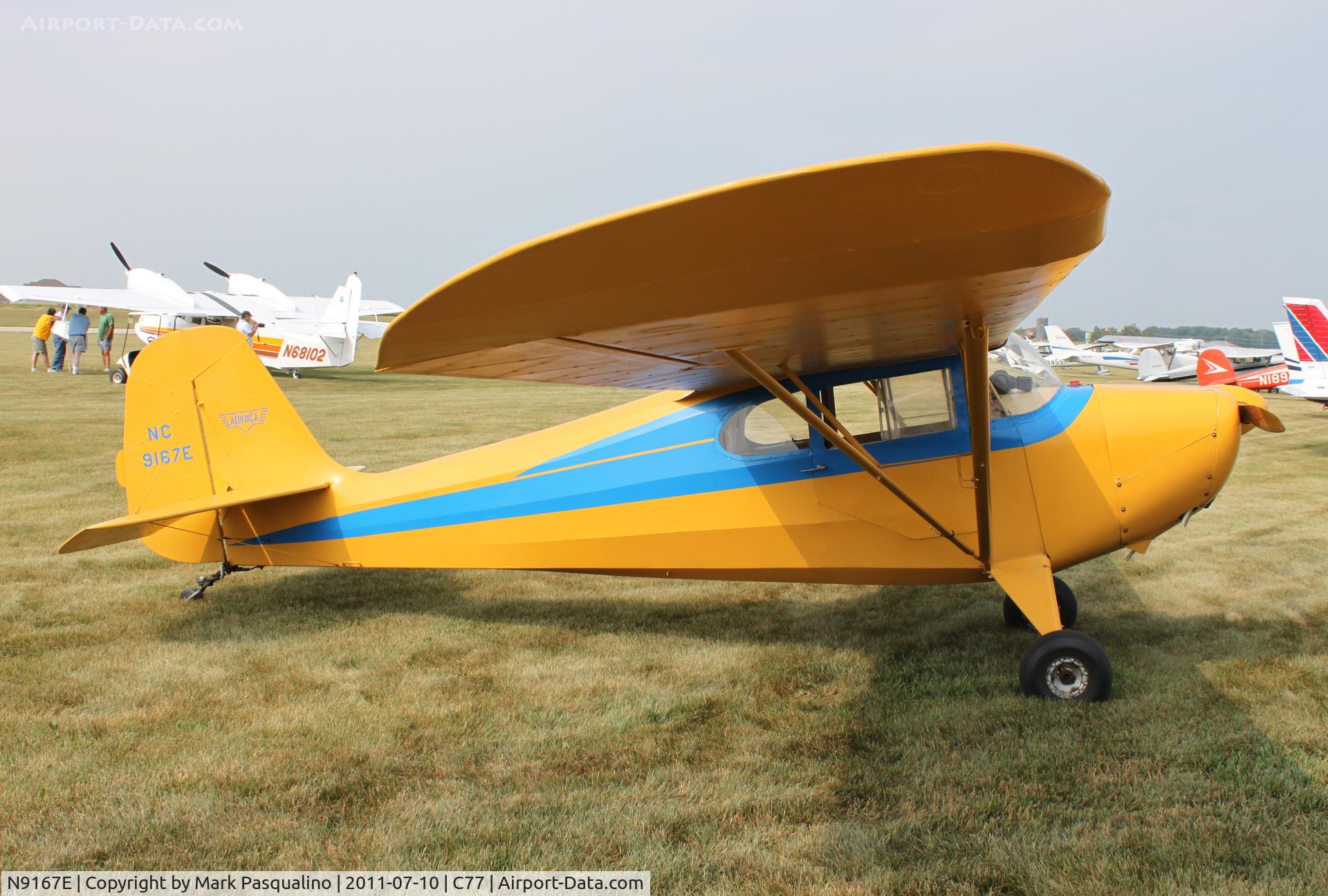 N9167E, 1946 Aeronca 11AC Chief C/N 11AC-800, Aeronca 11AC