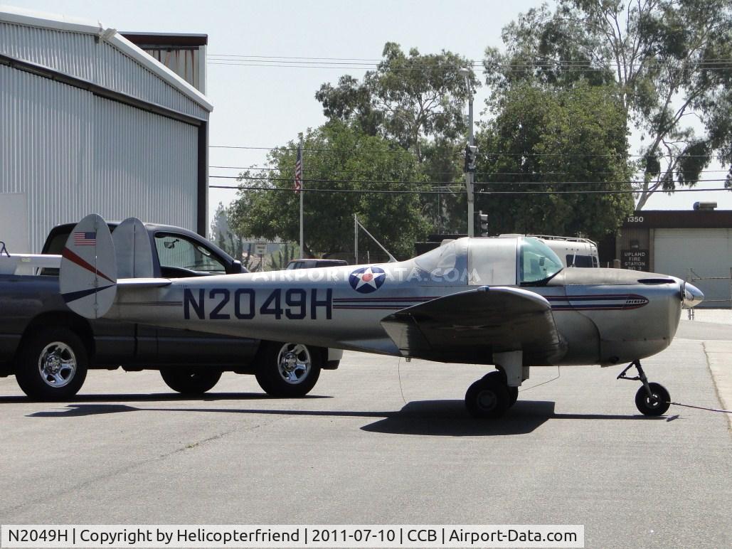 N2049H, 1946 Erco 415C Ercoupe C/N 2672, Pulled out of the hanger for office work