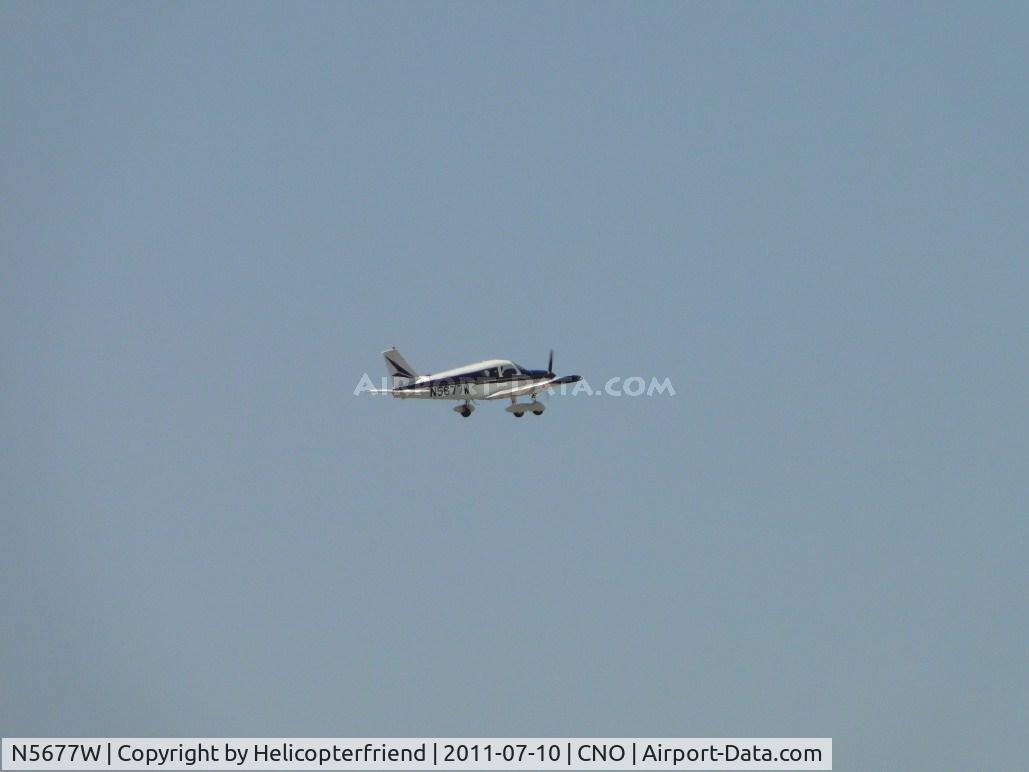 N5677W, 1962 Piper PA-28-160 Cherokee C/N 28-909, Airbourne westbound