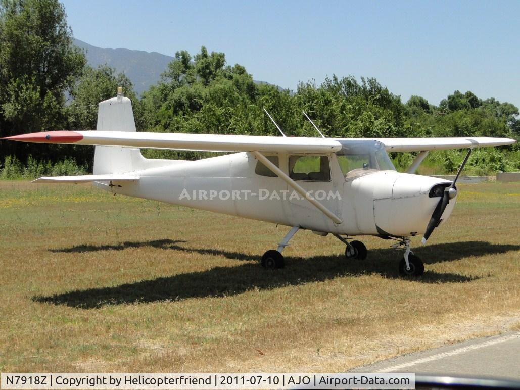 N7918Z, 1963 Cessna 150C C/N 15060018, Parked on the grass on the southside