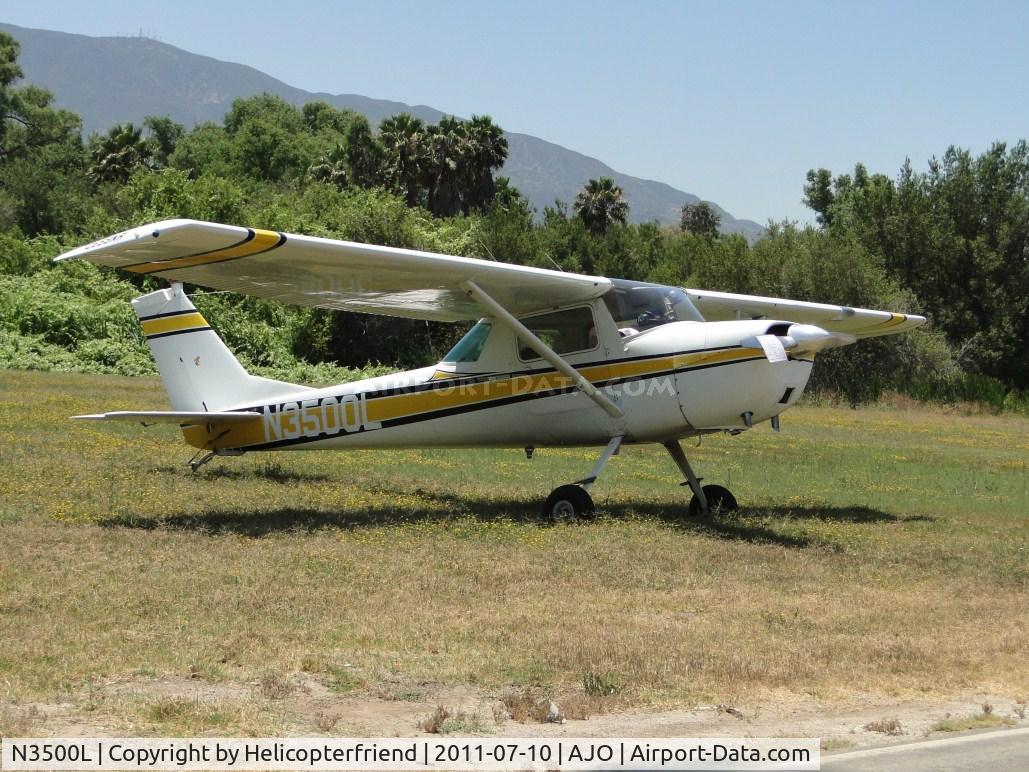 N3500L, 1965 Cessna 150F C/N 15062300, Parked on the grass on the southside