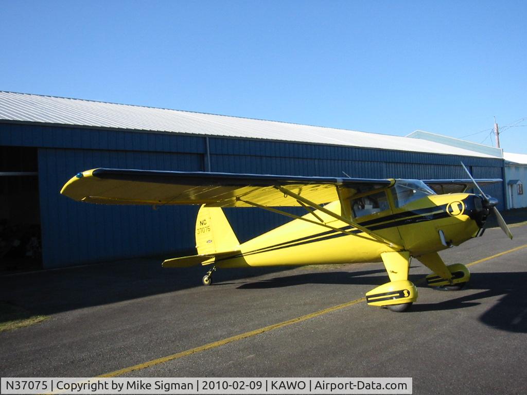 N37075, 1941 Silvaire LUSCOMBE 8A C/N 1736, 1941 Luscombe 8A. Formerly an 8C but the A75 engine replaced with an A65 in the late 50's so it is now classed as an 8A. LSA qualified. Restoration completed in February 2010.