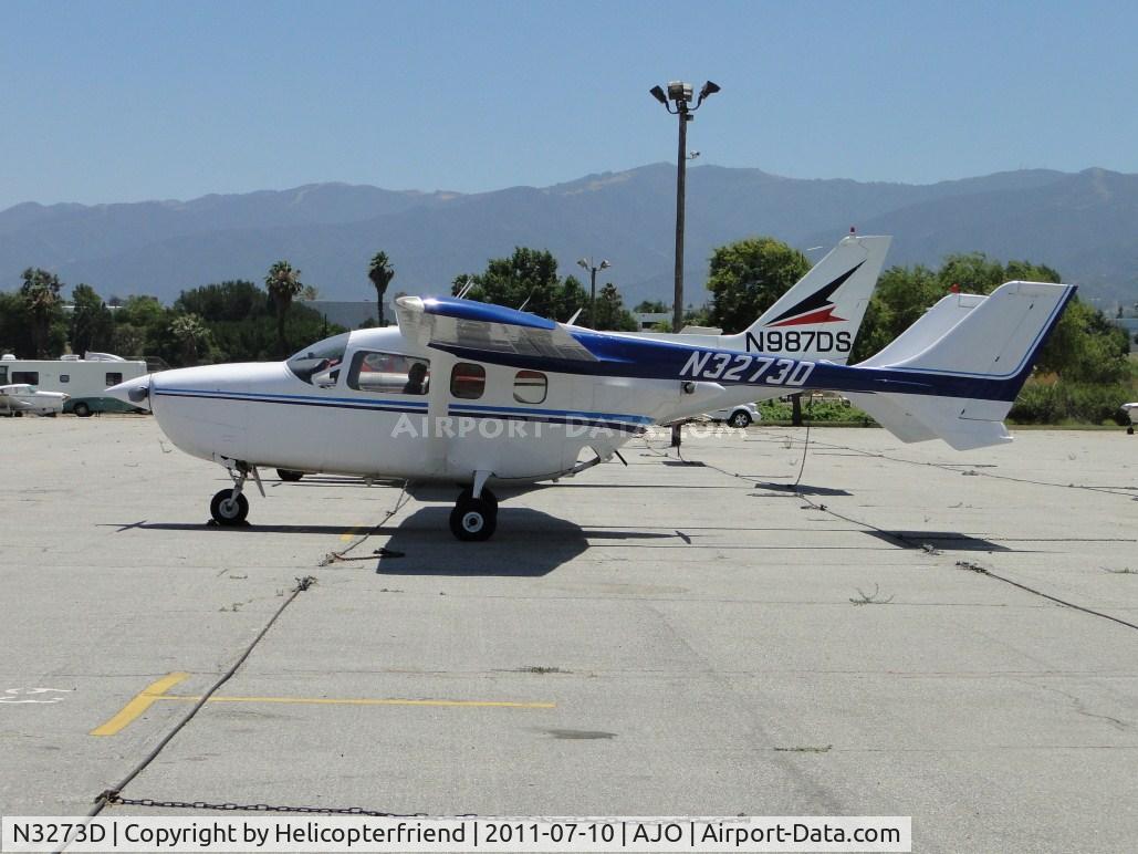 N3273D, 1973 Cessna 337G Super Skymaster C/N 33701491, Parked in the southeast parking area