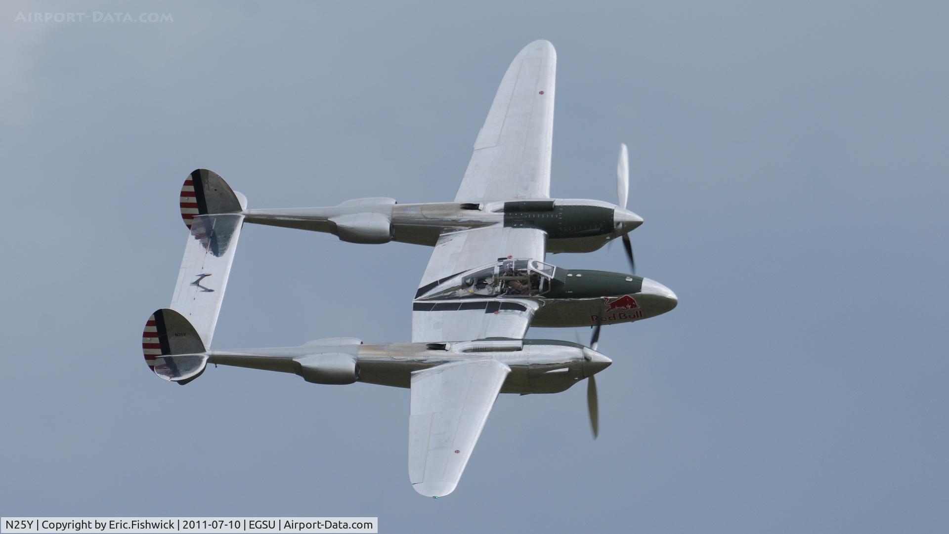 N25Y, 1944 Lockheed P-38L-5LO Lightning C/N AF44-53254, 42. N25Y at another excellent Flying Legends Air Show (July 2011)