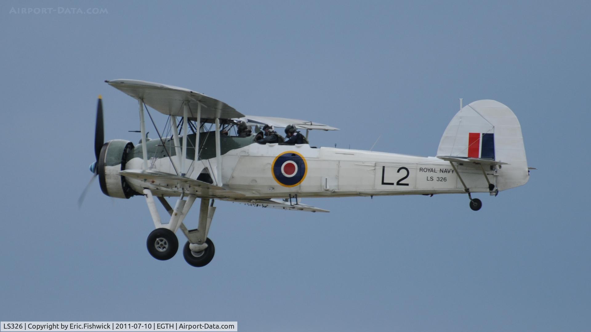 LS326, 1943 Fairey Swordfish Mk.II C/N Not found LS326, 41. LS326 at another excellent Flying Legends Air Show (July 2011)