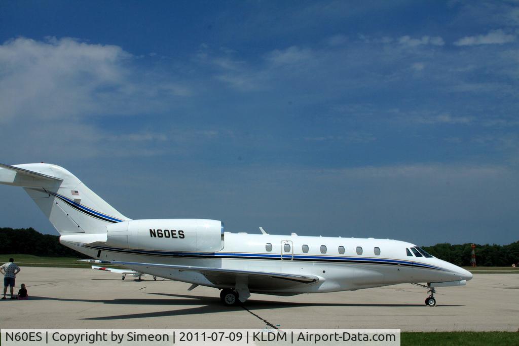 N60ES, 1998 Cessna 750 Citation X C/N 7500035, Ludington