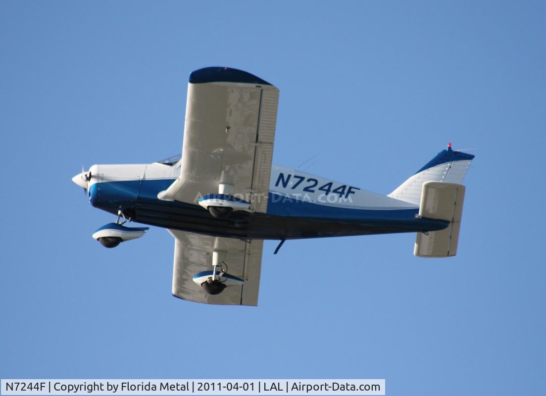 N7244F, 1968 Piper PA-28-140 Cherokee C/N 28-25160, PA-28-140