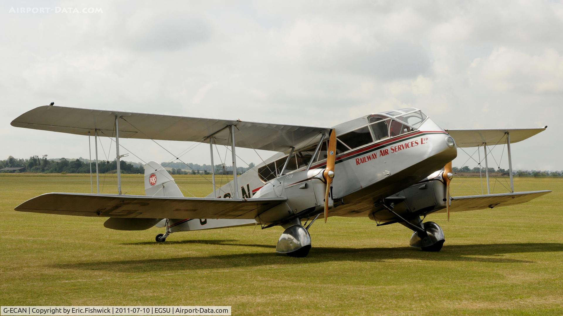 G-ECAN, 1943 De Havilland Australia DH-84 Dragon 3 C/N DHA2048, 3. G-ECAN at another excellent Flying Legends Air Show (July 2011)