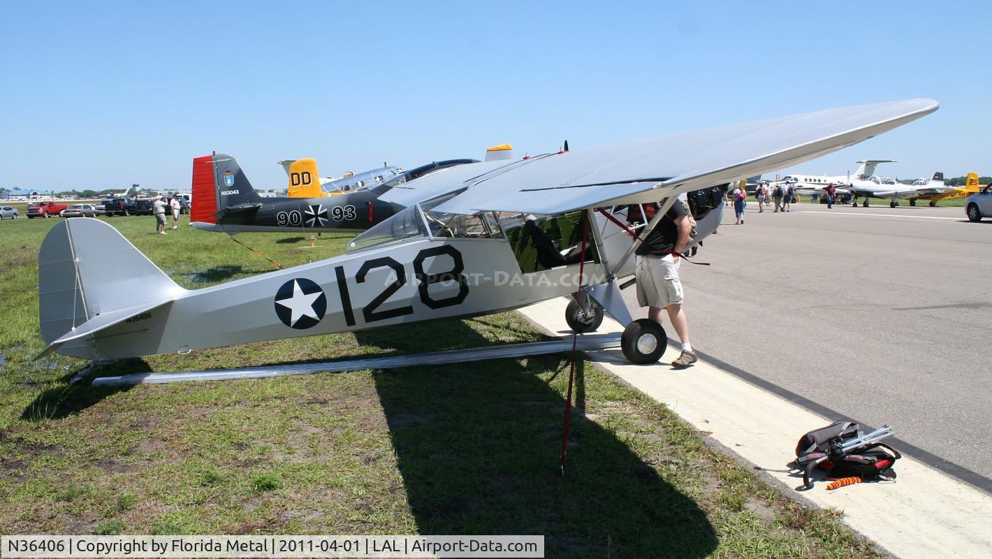 N36406, 1942 Taylorcraft DCO-65 C/N 4147, Taylorcraft L-2