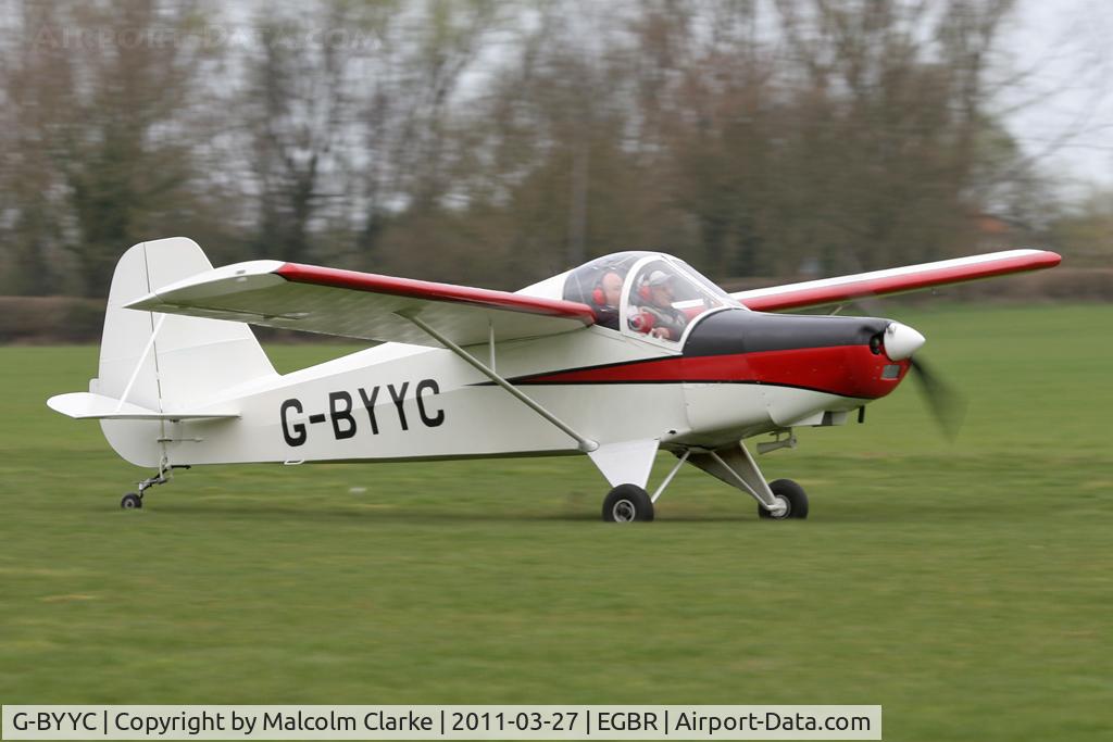 G-BYYC, 2000 Hapi Cygnet SF-2A C/N PFA 182-12311, Hapi Cygmet SF-2A at Breighton Airfield in March 2001.