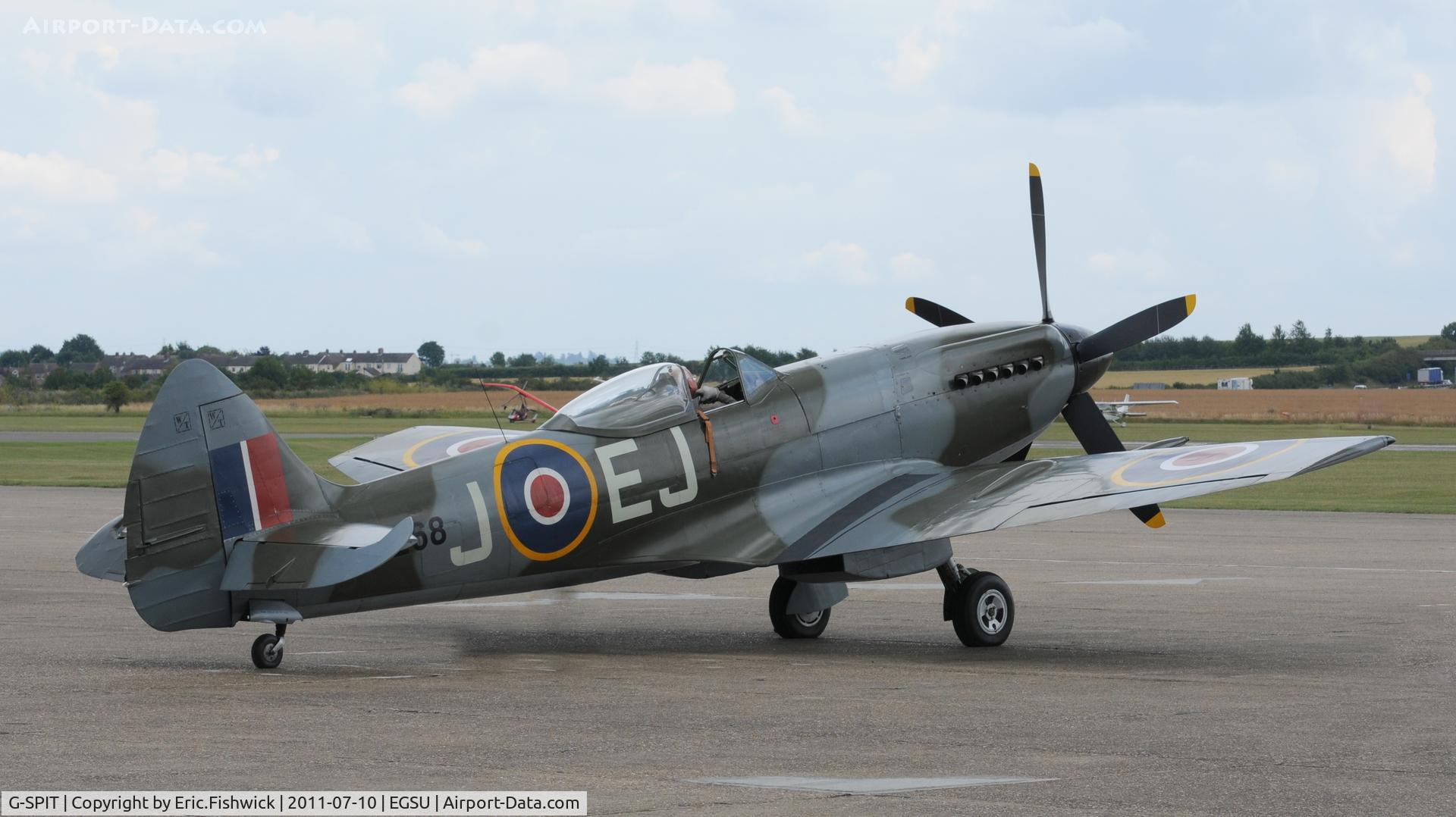 G-SPIT, 1944 Supermarine 379 Spitfire FR.XIV C/N 6S/649205, G-SPIT at another excellent Flying Legends Air Show (July 2011)