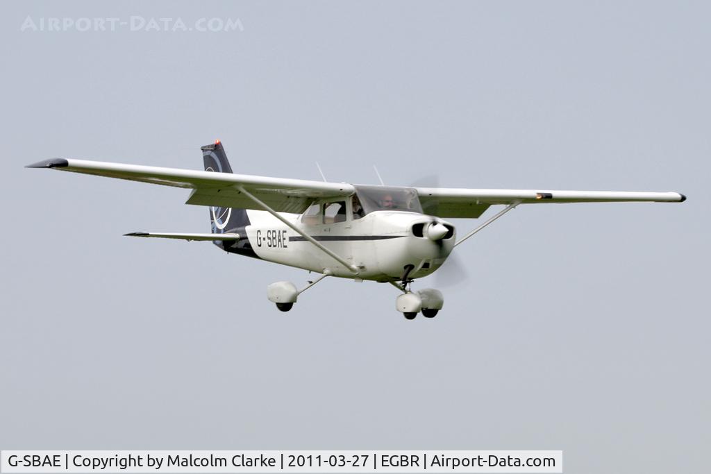 G-SBAE, 1983 Reims Cessna F172P Skyhawk C/N 2200, Reims F172P at Breighton Airfield in March 2011.