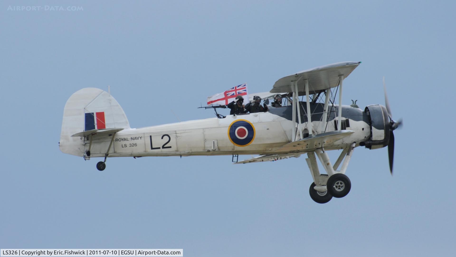 LS326, 1943 Fairey Swordfish Mk.II C/N Not found LS326, 42. LS326 at another excellent Flying Legends Air Show (July 2011)