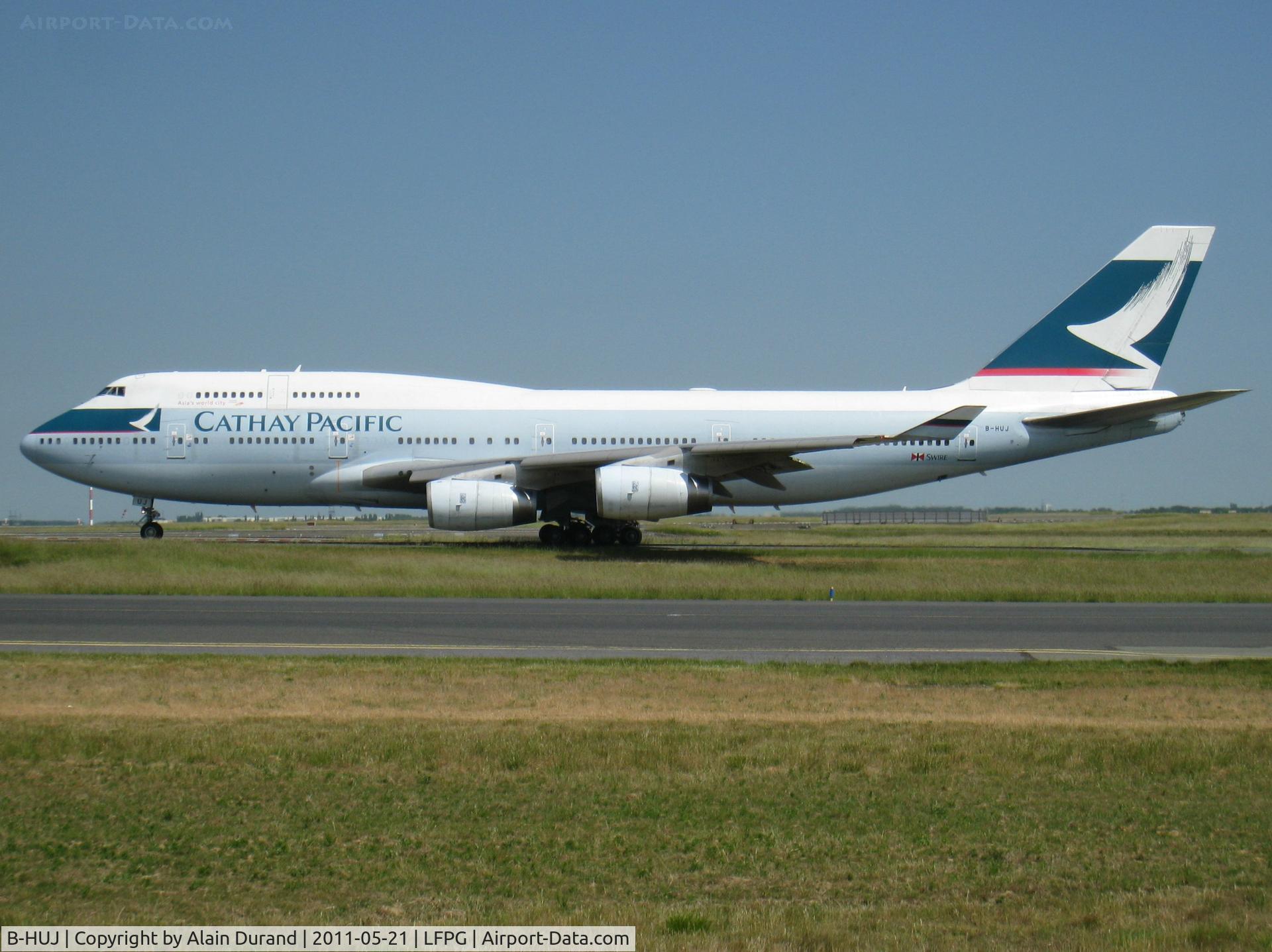 B-HUJ, 1995 Boeing 747-467 C/N 27595, c/n 1061, delivered in 1995 as VP-HUJ and re-registered B-HUJ in 1997