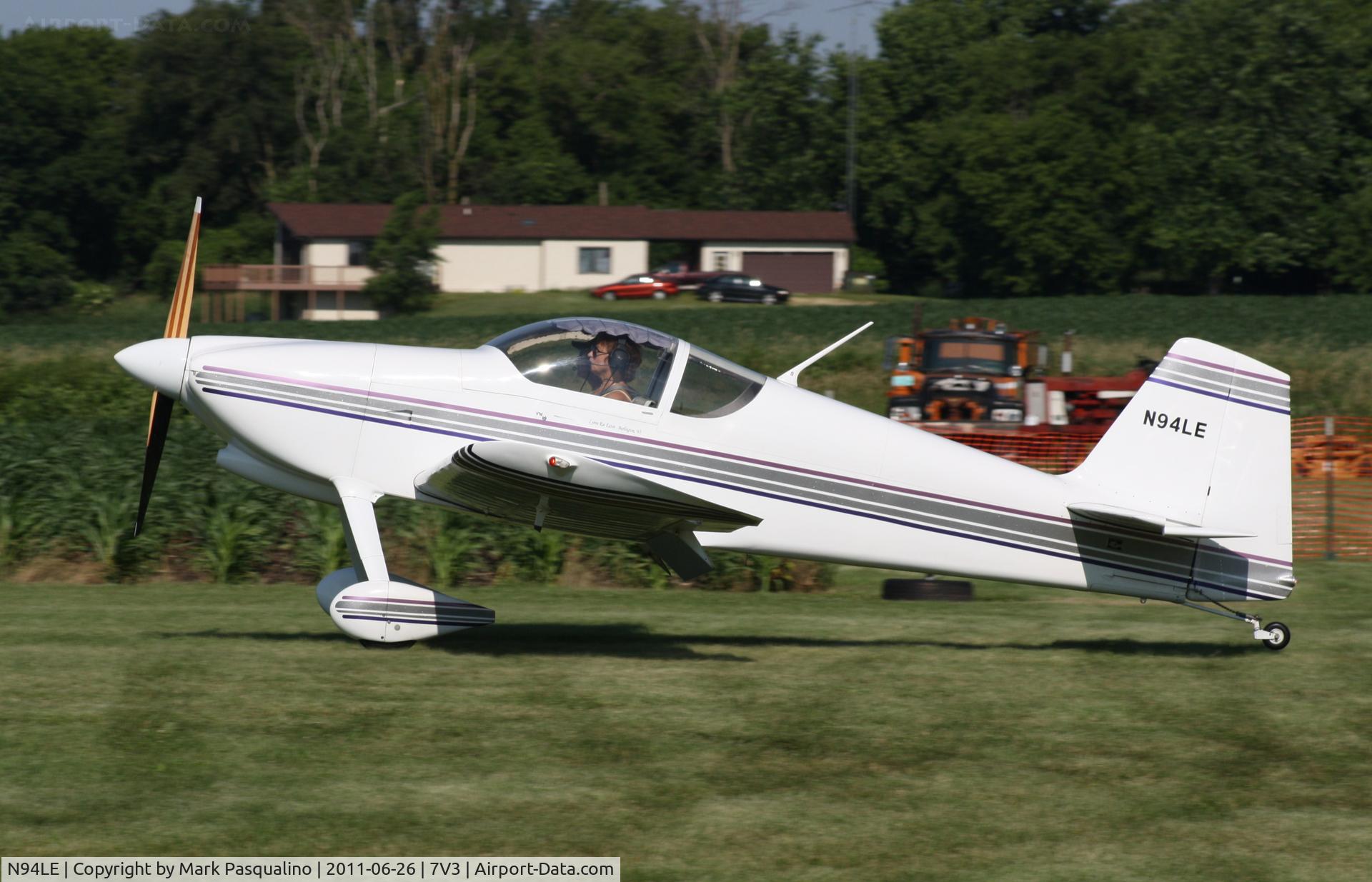 N94LE, 1993 Vans RV-6 C/N 20776, Van;s RV-6