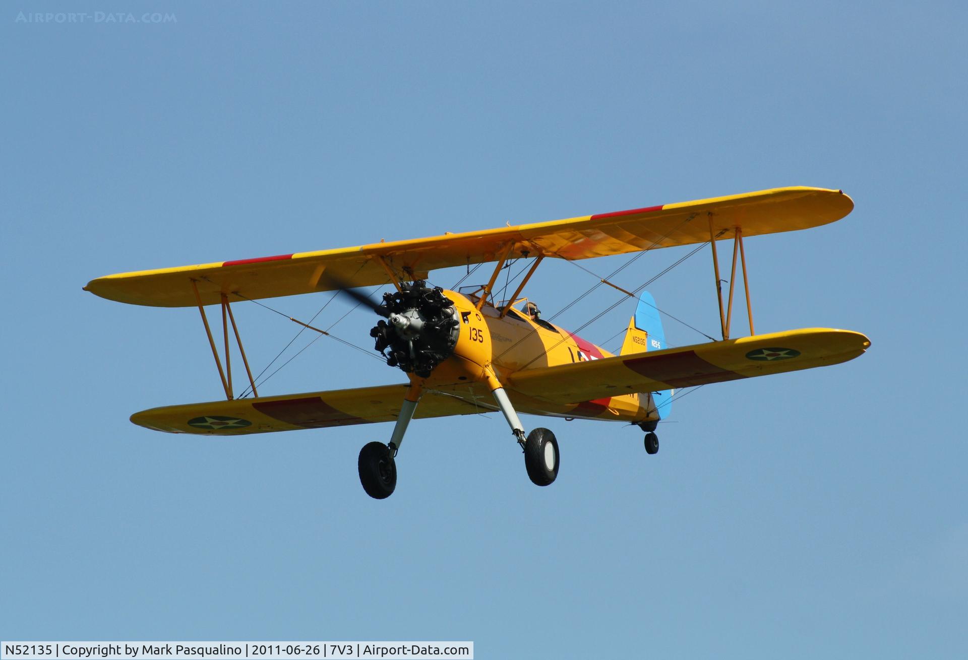 N52135, 1943 Boeing N2S-5 C/N 75-8758, Stearman