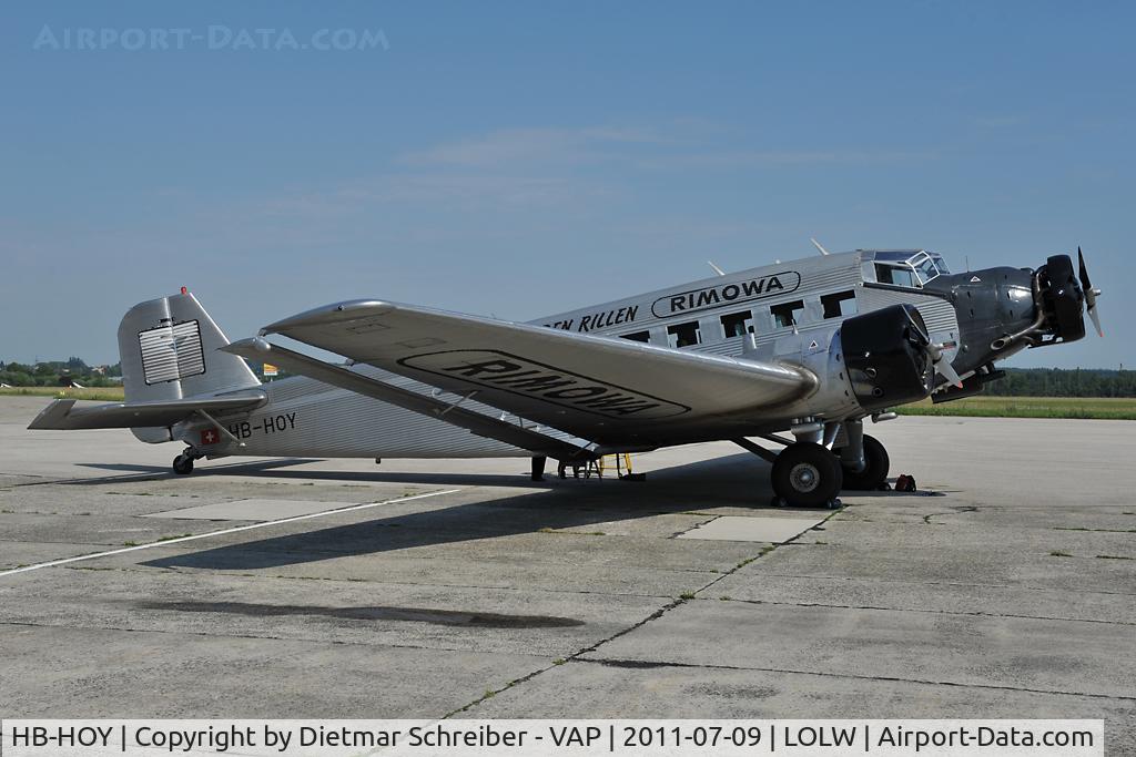 HB-HOY, 1949 Junkers (CASA) 352A-3 (Ju-52) C/N 96, Ju Air CASA352 (JU52)