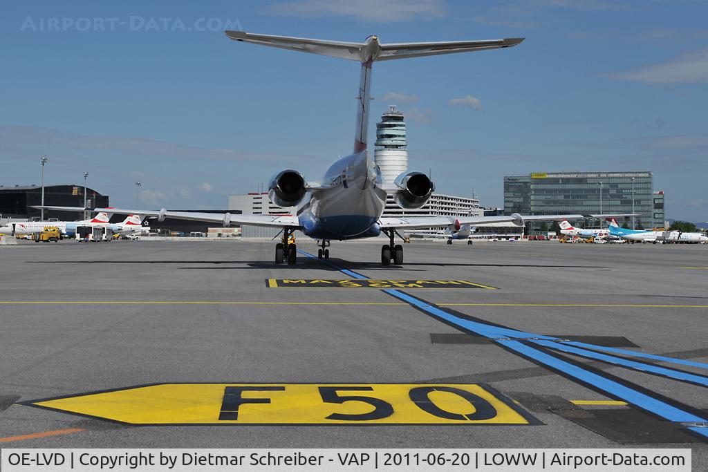 OE-LVD, 1994 Fokker 100 (F-28-0100) C/N 11515, Austrian Arrows Fokker 100