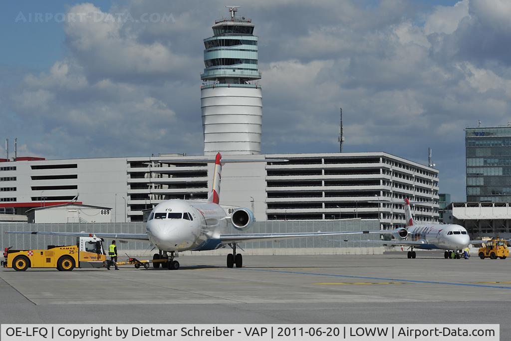 OE-LFQ, 1996 Fokker 70 (F-28-0070) C/N 11568, Austrian Arrows Fokker 70